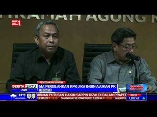 MA Persilakan KPK Jika Ingin Mengajukan PK