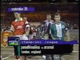 30.09.1998 - 1998-1999 UEFA Champions League Group E Matchday 2 Arsenal 2-1 Panathinaikos FC (One Goal Missing)