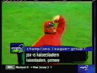04.11.1998 - 1998-1999 UEFA Champions League Group F Matchday 4 1. FC Kaiserslautern 3-1 PSV Eindhoven