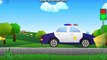 Cars & Trucks for Kids Police and garbage Транспорт для детей полицейская машина и мусоровоз