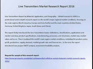 Line Transmitters Market Research Report 2016