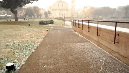 Barletta sotto la neve 2017