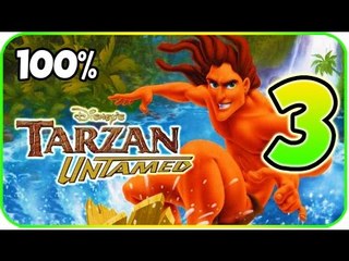 Tarzan Untamed Walkthrough Part 3 - 100% [Tarzan Freeride] (PS2, Gamecube) HD