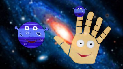 Friendly Planets Finger Family Nursery Rhyme | Finger Family Planet