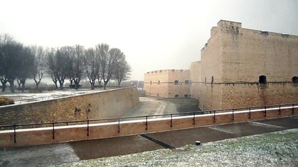 Barletta sotto la neve 2017