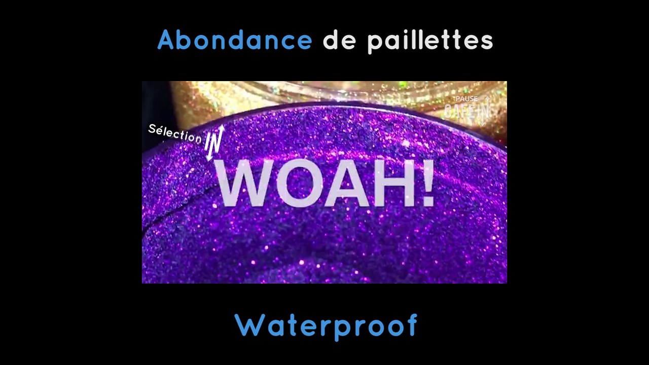Un maquillage ultra brillant!