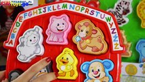 Play doh Town - Fisher-Price - Farm Animal Puzzle  Puzzle Malucha 'Wesoła Farma' - Laugh & Learn -