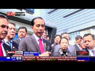 Presiden Tinjau Sistem Transportasi Massal Terpadu di Beijing