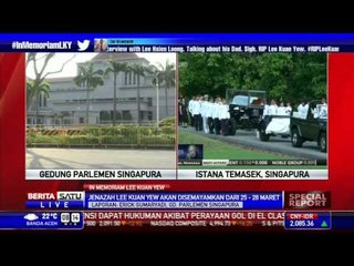 Lee Kuan Yew Disemayamkan di Gedung Parlemen Selama Empat Hari