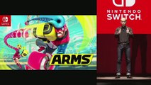 NINTENDO SWITCH Arms Gameplay NEW FIGHTING GAME 2017 Presentation