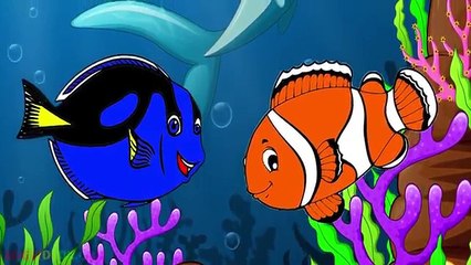 Learn Colors with Finding Dory Blue Tang Nemo Shark Fish Coloring Pages (25) Play Doh Fish Mold