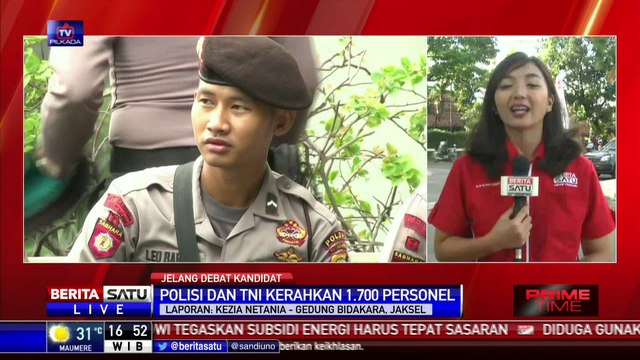 Sebanyak 1.700 Personel Amankan Debat Cagub-Cawagub DKI