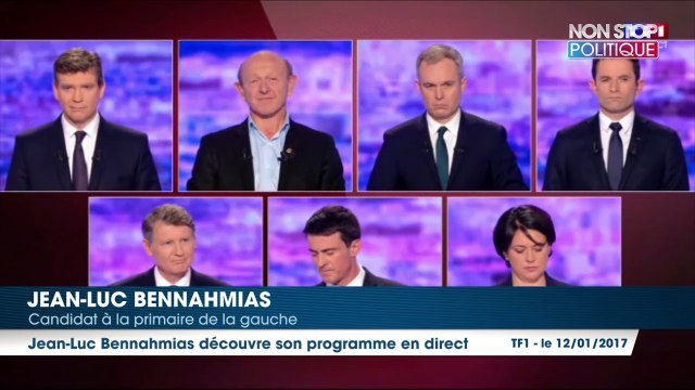 Primaire à gauche - le débat : Jean-Luc Bennahmias découvre son programme en direct