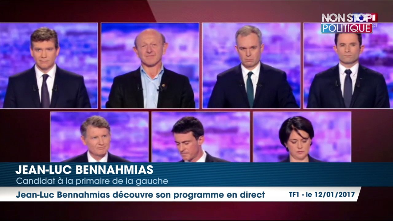 Primaire à gauche - le débat : Jean-Luc Bennahmias découvre son programme en direct