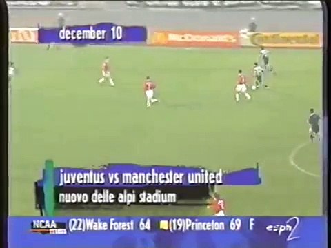 10.12.1997 - 1997-1998 UEFA Champions League Group B Matchday 6 Juventus 1-0 Manchester United