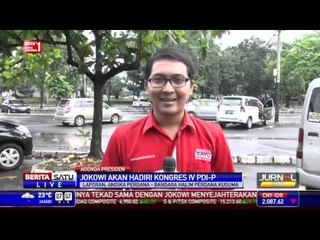 Jokowi Hadiri Kongres Ke-IV PDIP