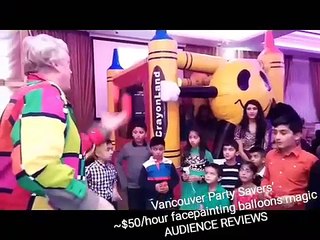Under $60-an-hourTop 20 Vancouver Surrey BC Kids Birthday Party Ideas