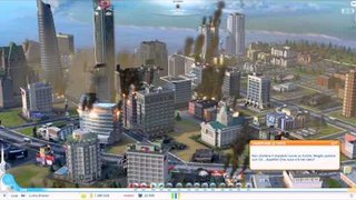 SimCity | Asteroids impacts| Earthquake|Fire in the City