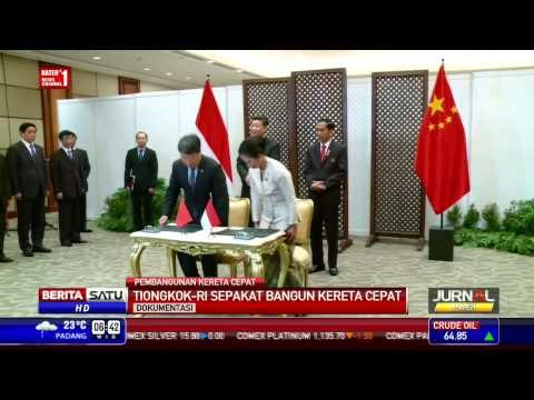 Indonesia-Tiongkok Wujudkan Kereta Cepat Jakarta-Bandung