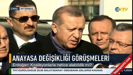Cumhurbaşkanı Erdoğan'dan erken seçim açıklaması