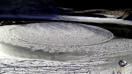This is How Nature Produces Perfect Ice Discs