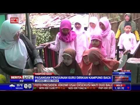 Sepasang Lansia Bangun Kampung Baca bagi Anak-anak