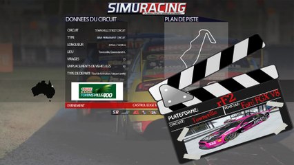 Tour de piste à Townsville en Ford Fgx V8SR sur rfactor 2
