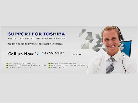 Toshiba tech support phone number 1-877-587-1877