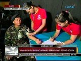 24 Oras (103111) GMA News and Public Affairs Serbisyong Totoo booth