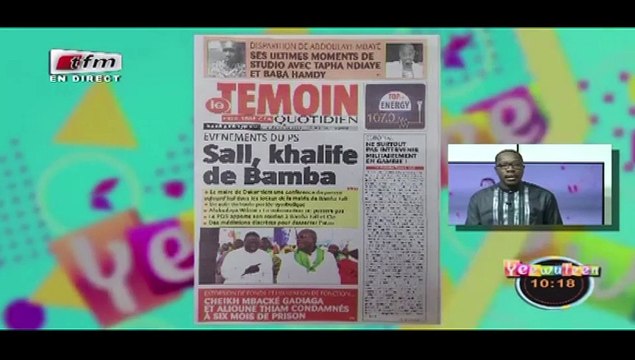 REPLAY - Revue de Presse - Pr : MAMADOU MOUHAMED NDIAYE - 13 Janvier 2017