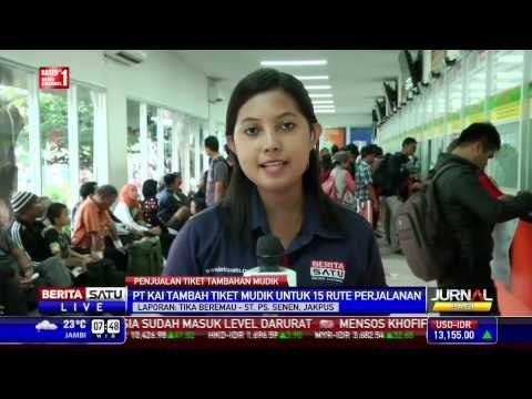 Suasana Stasiun Senen Usai PT KAI Tambah Tiket Mudik