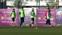 FC Barcelona training session: Ready for Las Palmas