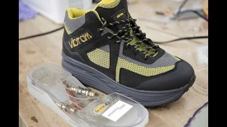 Now the shoes will charge mobile phones