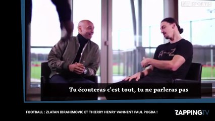 Zlatan Ibrahimovic se moque de Paul Pogba en pleine interview (vidéo)