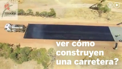 Esta carretera en construcción triunfa en las redes