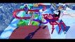 ELSA Похищенный монстрами! Супергерой Человек-паук + Маккуин Автомобили & Incy Wincy Детская песня