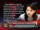 24 Oras (110711)  Ramona Bautista, nakunan ng CCTV sa airport bago umalis