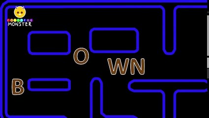 Pacman игры Цвет Обучающие видео для детей Pacman цветов для детей, чтобы узнать Обучающие видео