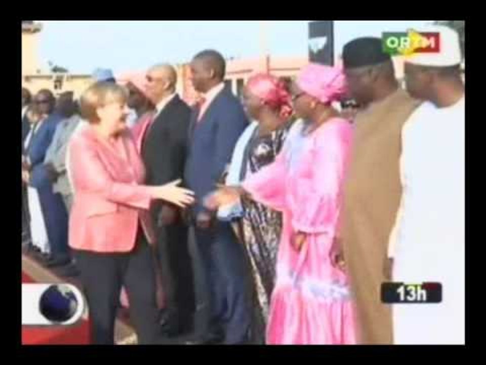 ORTM/Politique-La chancelière Allemande a quitté Bamako tôt ce matin pour le  Niger