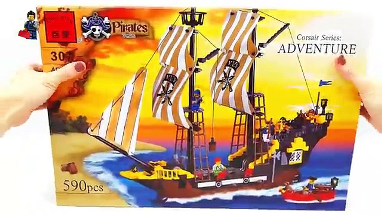LEGO Pirates. LEGO Pirate Ship. Designer Brick 307 Adventure. Pirates Series. #LEGO
