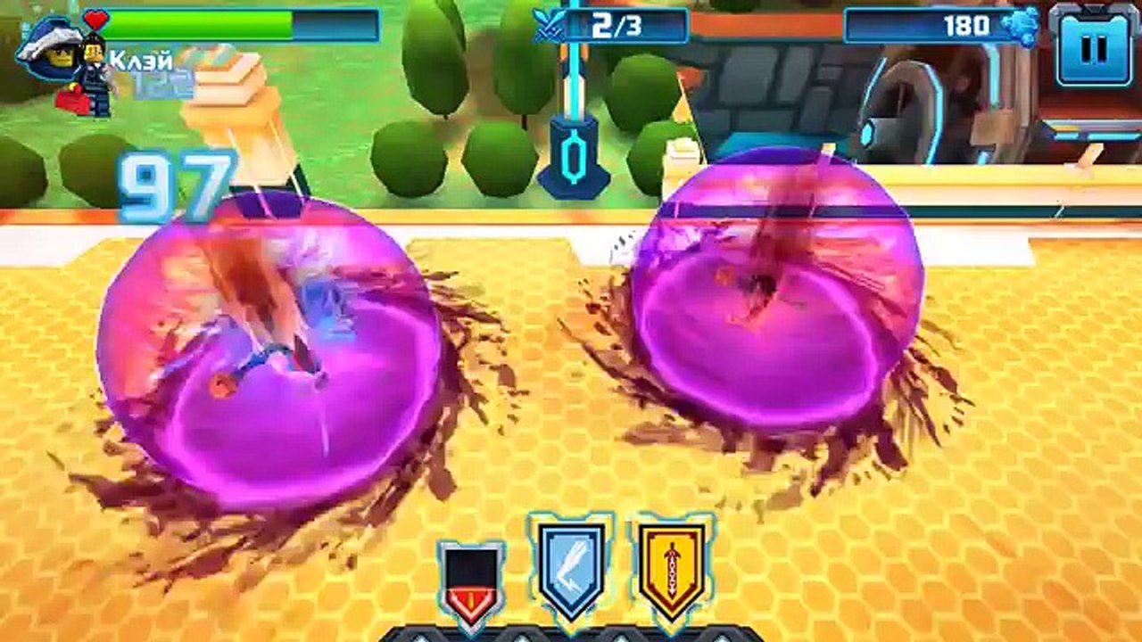 The LEGO movie game Nexo knights Knights 1 season 8 series. Cartoons for children Lego Mania