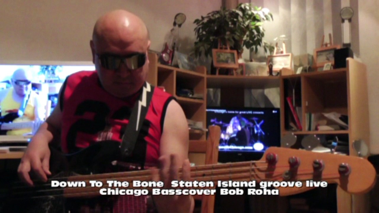 Down To The Bone  Staten Island groove live Chicago HD720 m2 Basscover3 Bob Roha