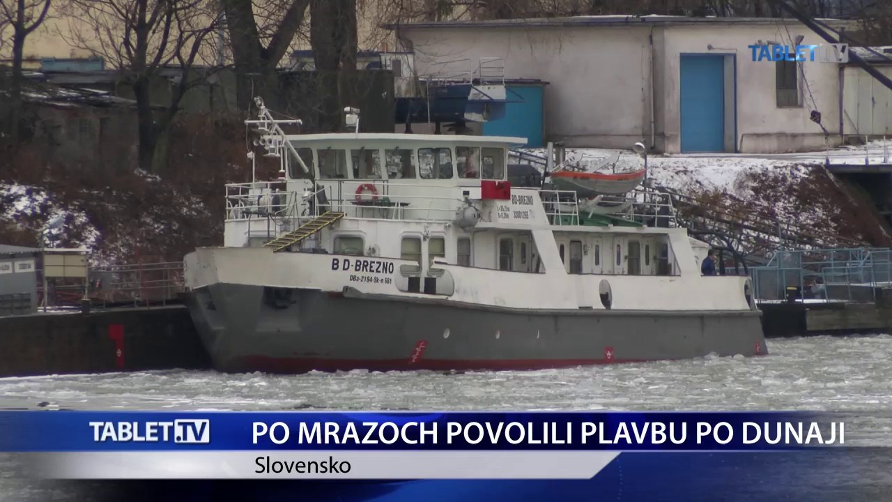 Po silných mrazoch opäť povolili dopravu na Dunaji