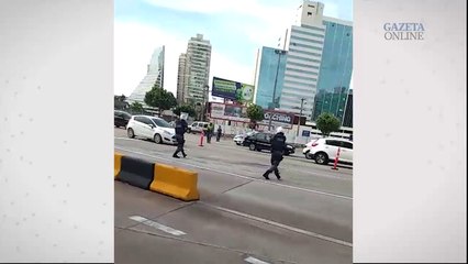 Dupla é presa na descida da terceira ponte