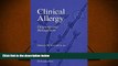 Download [PDF]  Clinical Allergy: Diagnosis and Management (Current Clinical Practice) Gerald W.