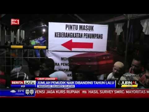 Ribuan Pemudik ke Baubau Padati Pelabuhan Soekarno-Hatta Makassar