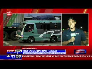 Sejumlah Pemudik Menggunakan Kendaraan Bak Terbuka