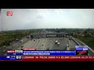 下载视频: H-6 Lebaran, Arus Mudik Tol Cikarang Utama Masih Normal