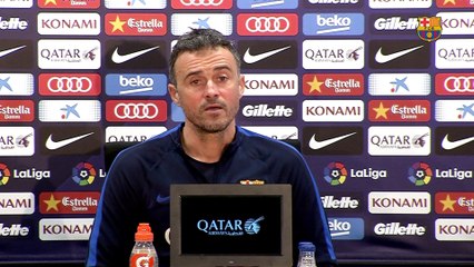 Luis Enrique: "Nos enfrentamos a un equipo con una filosofía similar a la nuestra"