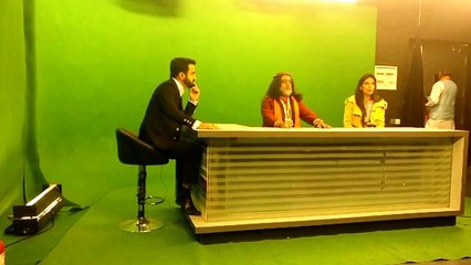 SWAMI OM and PRIYANKA JAGGA giving latest interview.